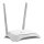 TP-LINK 300Mbit/s-WLAN-Router, Wi-Fi 4 (802.11n), Einzelband (2,4GHz), Ethernet/LAN, Grau, Weiß, Tabletop-Router