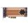 QNAP QM2, PCIe, M.2, PCIe 2.0, Kupfer, 68,9 mm, 147,2 mm