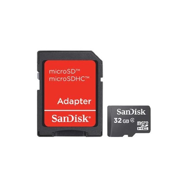 SanDisk SDSDQM-032G-B35A, 32 GB, MicroSDHC, Klasse 4, Schwarz