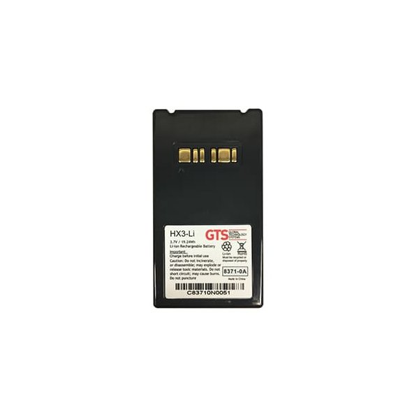 Global Technology Systems HX3-LI, Akku, Schwarz, Sanyo, Lithium-Ion (Li-Ion), 5200 mAh, 3,7 V