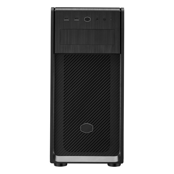 Cooler Master Elite 500 ODD, Midi Tower, PC, Schwarz, ATX, micro ATX, Mini-ATX, Kunststoff, Gehärtetes Glas, 16,3 cm