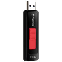 Transcend JetFlash elite JetFlash 760, 128GB, 128 GB, USB Typ-A, 3.2 Gen 1 (3.1 Gen 1), Dia, 12 g, Schwarz, Rot