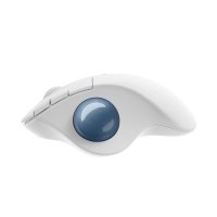 Logitech ERGO M575 for Business, rechts, Trackball, RF Wireless + Bluetooth, 2000 DPI, Weiß