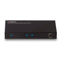 Lindy 38337, HDMI, Mikro-USB, Metall, Schwarz, 60 Hz, 48 Gbit/s