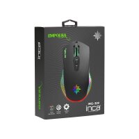 INCA IMG-309, Beidhändig, USB Typ-A, 7200 DPI, Schwarz