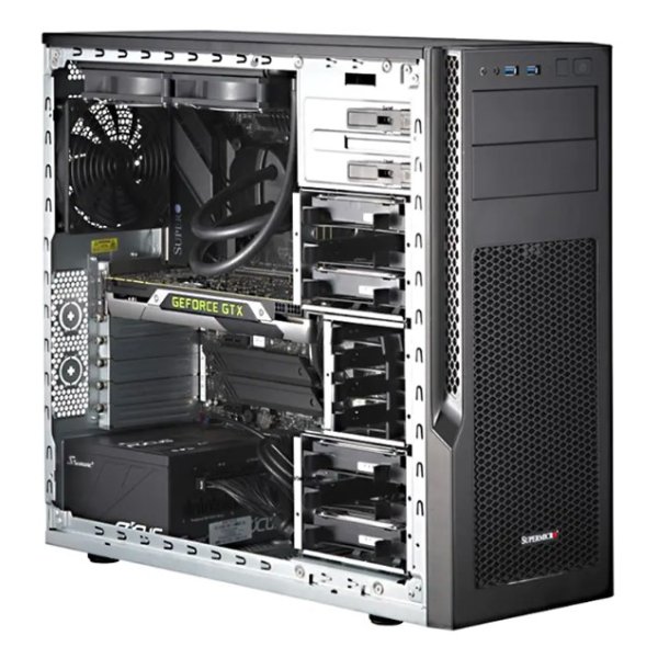 Supermicro SYS-531AD-I, Midi-Tower, Workstation Barebone, Intel Z790, LGA 1700, DDR5-SDRAM, SATA