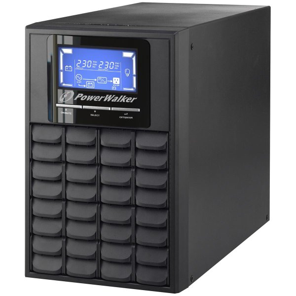 BlueWalker PowerWalker VFI 1000C LCD, Doppelwandler (Online), 1 kVA, 800 W, Sine, 110 V, 300 V