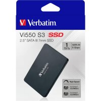 Verbatim Vi550 S3 SSD 1TB, 1 TB, 2.5", 520 MB/s