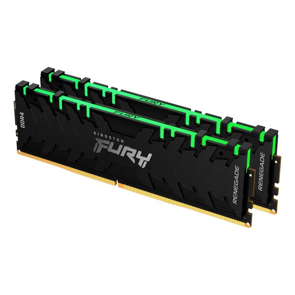 Kingston FURY Renegade RGB, 16 GB, 2 x 8 GB, DDR4, 4000 MHz, 288-pin DIMM