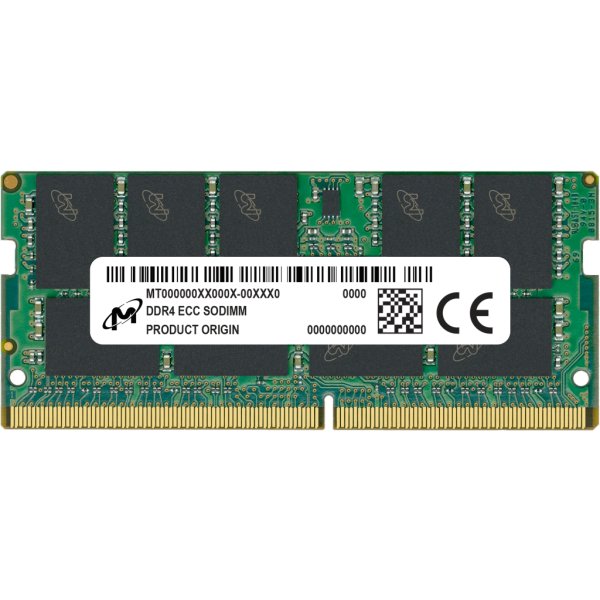 Micron MTA18ASF4G72HZ-3G2R, 32 GB, 1 x 32 GB, DDR4, 3200 MHz, 260-pin SO-DIMM