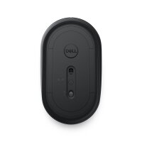 Dell Mobile Wireless-Maus – MS3320W – Schwarz, Beidhändig, Optisch, RF Wireless + Bluetooth, 1600 DPI, Schwarz