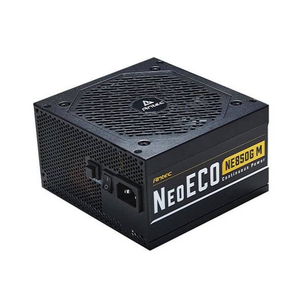 Antec Neo ECO Modular NE850G M EC, 850 W, 100 - 240 V, 50 - 60 Hz, 10 A, Aktiv, 100 W