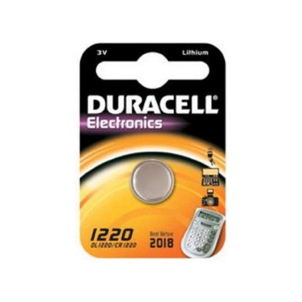 Duracell DUR030305, Einwegbatterie, CR1220, Lithium, 3 V, 1 Stück(e), Silber