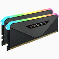 Corsair Vengeance RGB CMN32GX4M2Z3600C16, 32 GB, 2 x 16 GB, DDR4, 3600 MHz, 288-pin DIMM, Schwarz