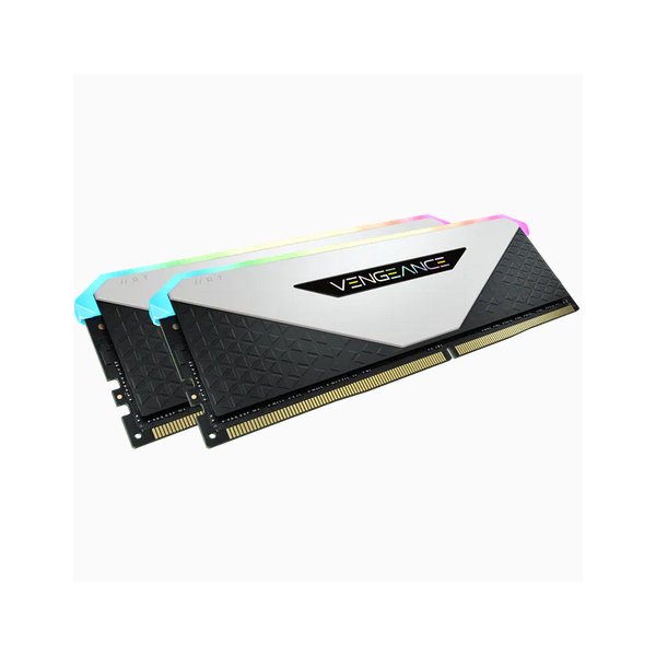 Corsair Vengeance RGB CMN16GX4M2Z3600C18W, 16 GB, 2 x 8 GB, DDR4, 3600 MHz, 288-pin DIMM, Weiß