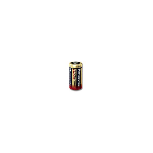 Panasonic CR 123, Einwegbatterie, Lithium, 3 V, 1400 mAh, 17 mm, 17 mm