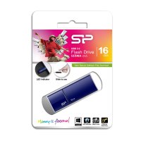 Silicon Power Ultima U05, 16 GB, USB Typ-A, 2.0, Dia, 9,2 g, Blau