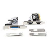 StarTech.com RS232 PCI Karte - PCI auf 2 Serielle Port-Karte - PCI 2-Port DB9 Serielle Controller-Karte RS232 - Schnittstellenkarte - PCI Expansion - Erweiterungskarte für Desktops, PCI/PCI-X, Seriell, Full-height / Low-profile, RS-232, Schwarz, Asix - MC