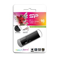 Silicon Power Ultima U05, 16 GB, USB Typ-A, 2.0, Dia, 9,2 g, Schwarz