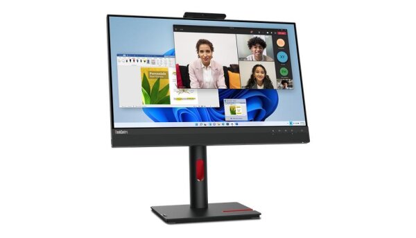 Lenovo ThinkCentre Tiny-In-One 24, 60,5 cm (23.8"), 1920 x 1080 Pixel, Full HD, LED, 6 ms, Schwarz