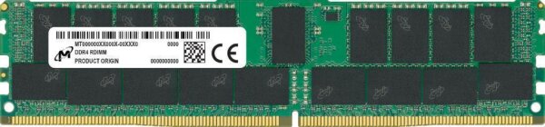 Micron MTA36ASF4G72PZ-3G2R, 32 GB, 1 x 32 GB, DDR4, 3200 MHz, 288-pin DIMM