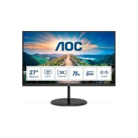 AOC V4 Q27V4EA, 68,6 cm (27"), 2560 x 1440 Pixel, 2K Ultra HD, LED, 4 ms, Schwarz