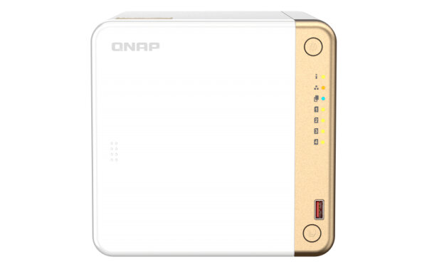 QNAP TS-462-4G, NAS, Tower, Intel® Celeron®, N4505, Weiß