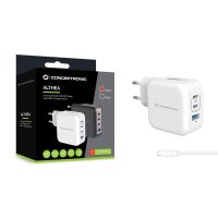 Conceptronic 4-Port 100W GaN USB-PD-Ladegerät mit...