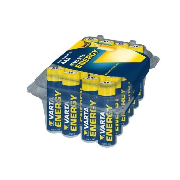 Varta Alkaline, AAA, 24 pack, Einwegbatterie, AAA, Alkali, 24 Stück(e), Blau, Zylindrische