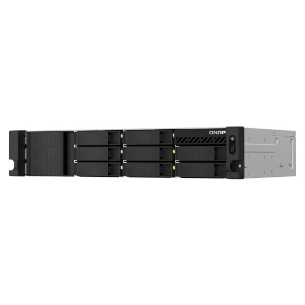 QNAP TS-864EU-8G, NAS, Rack (2U), Intel® Celeron®, Schwarz