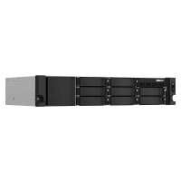 QNAP TS-864EU-8G, NAS, Rack (2U), Intel® Celeron®, Schwarz