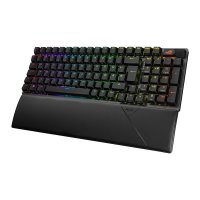 ASUS ROG Strix Scope II 96 Wireless, Verkabelt & Kabellos, USB + RF Wireless + Bluetooth, Mechanischer Switch, QWERTZ, RGB-LED, Schwarz