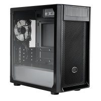 Cooler Master Elite 300, Mini Tower, PC, Schwarz, micro ATX, Mini-ITX, Kunststoff, Stahl, Gehärtetes Glas, 16,4 cm