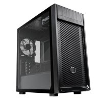 Cooler Master Elite 300, Mini Tower, PC, Schwarz, micro ATX, Mini-ITX, Kunststoff, Stahl, Gehärtetes Glas, 16,4 cm