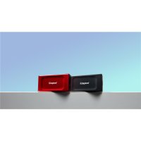 Kingston 2TB Externe SSD XS1000 USB 3.2 Gen 2, Rot, 2 TB, USB Typ-C, 3.2 Gen 2 (3.1 Gen 2), 1050 MB/s, Rot