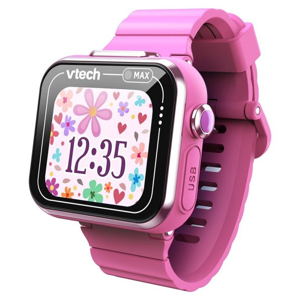 VTech KidiZoom Smart Watch MAX pink, Kinder-Smartwatch, 5 Jahr(e), 90 g, Pink