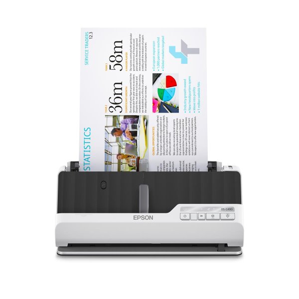 Epson DS-C490, 215,9 x 5588 mm, 600 x 600 DPI, 30 Bit, 24 Bit, 8 Bit, ADF + Bogenscanner