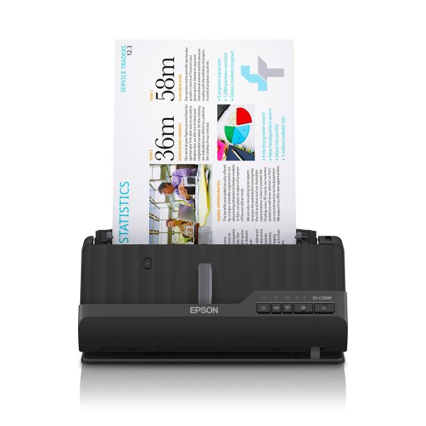 Epson ES-C320W, 215,9 x 3048 mm, 600 x 600 DPI, 30 Bit, 24 Bit, 8 Bit, ADF + Bogenscanner