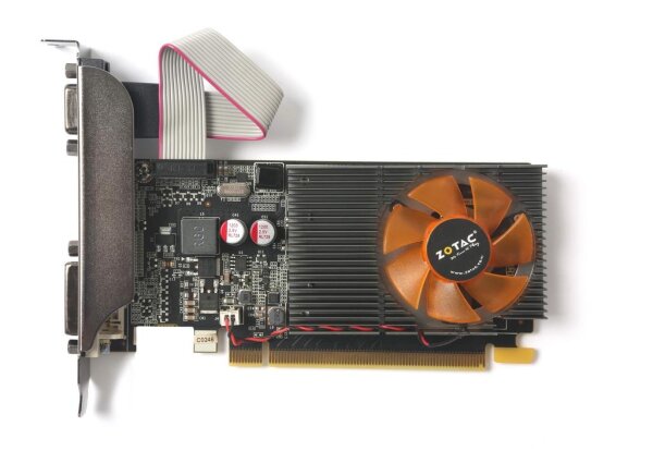 ZOTAC GeForce GT 710, GeForce GT 710, 2 GB, GDDR3, 64 Bit, 3840 x 2160 Pixel, PCI Express 2.0