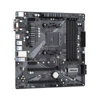 ASRock B450M Pro4 R2.0, AMD, Socket AM4, AMD Ryzen™ 3, AMD Ryzen™ 5, AMD Ryzen™ 7, DDR4-SDRAM, 128 GB, DIMM