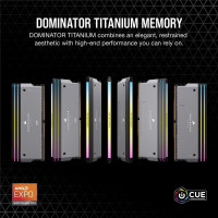 Corsair Dominator Titanium CMP64GX5M2B6000Z30, 64 GB, 2 x 32 GB, DDR5, 6000 MHz, 288-pin DIMM