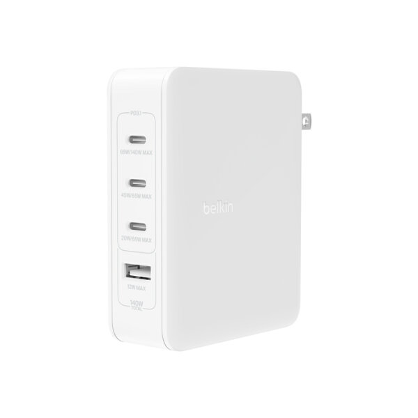 Belkin BoostCharge Pro, Drinnen, AC, Weiß