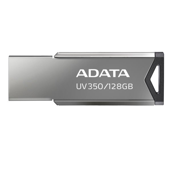 ADATA UV350, 128 GB, USB Typ-A, 3.2 Gen 1 (3.1 Gen 1), 100 MB/s, Ohne Deckel, Silber