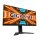 Gigabyte M34WQ, 86,4 cm (34"), 3440 x 1440 Pixel, 2K Ultra HD, LED, 1 ms, Schwarz