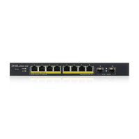 ZyXEL GS1900-10HP, Managed, L2, Gigabit Ethernet (10/100/1000), Power over Ethernet (PoE), Wandmontage