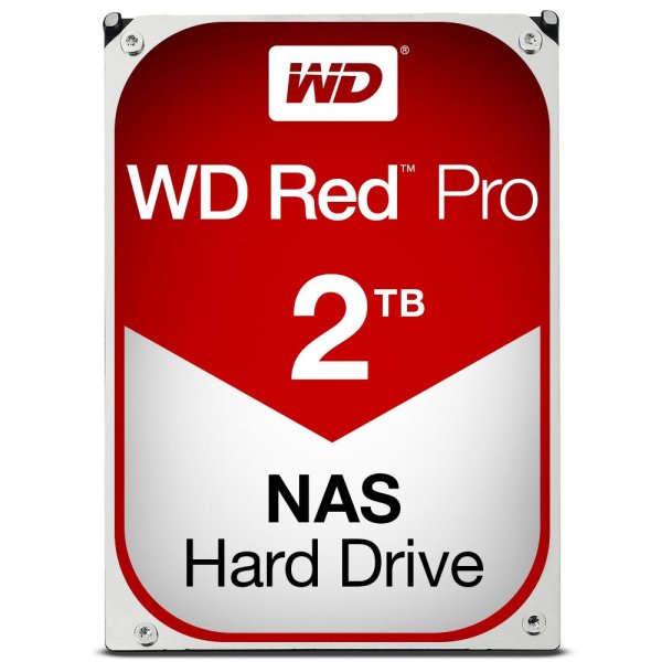 WD Red Pro, 3.5", 2 TB, 7200 RPM