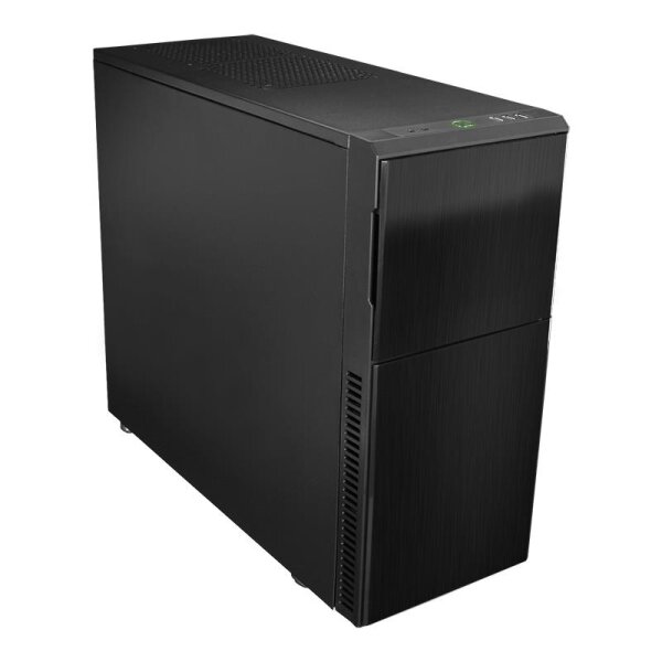 Nanoxia Deep Silence 3, Midi Tower, PC, Schwarz, ATX, micro ATX, Mini-ITX, XL-ATX, Kunststoff, Stahl, 16,5 cm