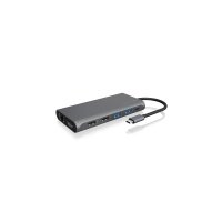 ICY BOX IB-DK4050-CPD, Kabelgebunden, USB 3.2 Gen 1 (3.1...