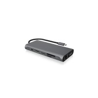 ICY BOX IB-DK4050-CPD, Kabelgebunden, USB 3.2 Gen 1 (3.1...