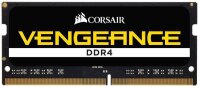 Corsair Vengeance CMSX32GX4M2A2400C16, 32 GB, 2 x 16 GB, DDR4, 2400 MHz, 260-pin SO-DIMM, Schwarz